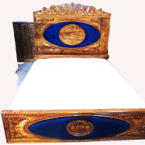 কিং সাইজ বিছানা অরিজিনাল সেগুন কাঠ দিয়ে তৈরি